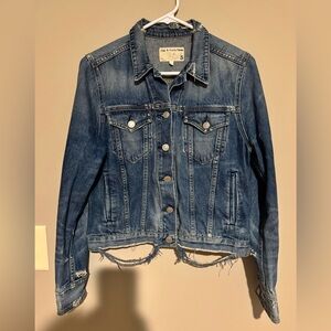 rag & bone Distressed Jean Jacket